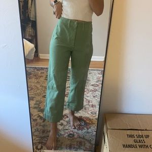 Madewell Slim Emmett Wide Leg Crop
